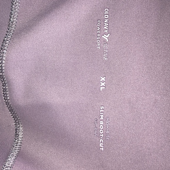 Brand new active Go-dry old navy pants size XXL-   boot cut- high rise - Picture 7 of 8